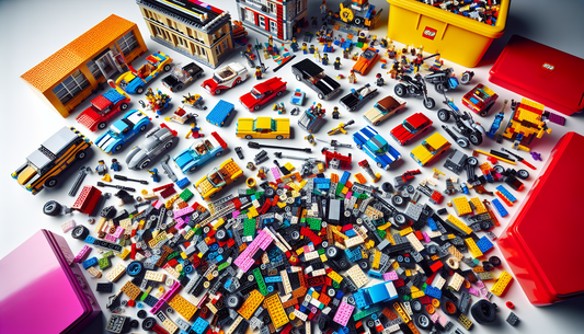 Get ready to experience the creative potential of a pile of colorful LEGO bricks. Expect to see an array of bricks in various colors and sizes, including special accessories and distinctive pieces tha