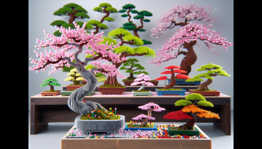 Explore the delightful world of miniature bonsai trees created using Lego blocks. These tiny, realistic trees are meticulously crafted, reflecting the precision and dedication it takes to master the a