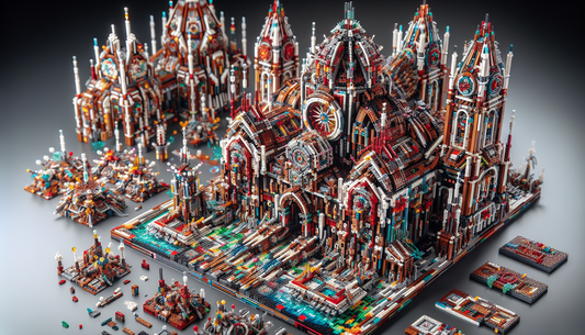 Immerse yourself into the world of interlocking plastic bricks with a vibrantly colored constructible model. Arrayed in varying sizes and shapes, these tiny pieces come together to form an elaborate a