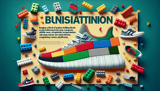 Imagine a playful blend of popular building blocks and iconic athletic wear. This unique concept results in sneaker-inspired bricks that effortlessly encapsulate athleticism and youthful creativity. T