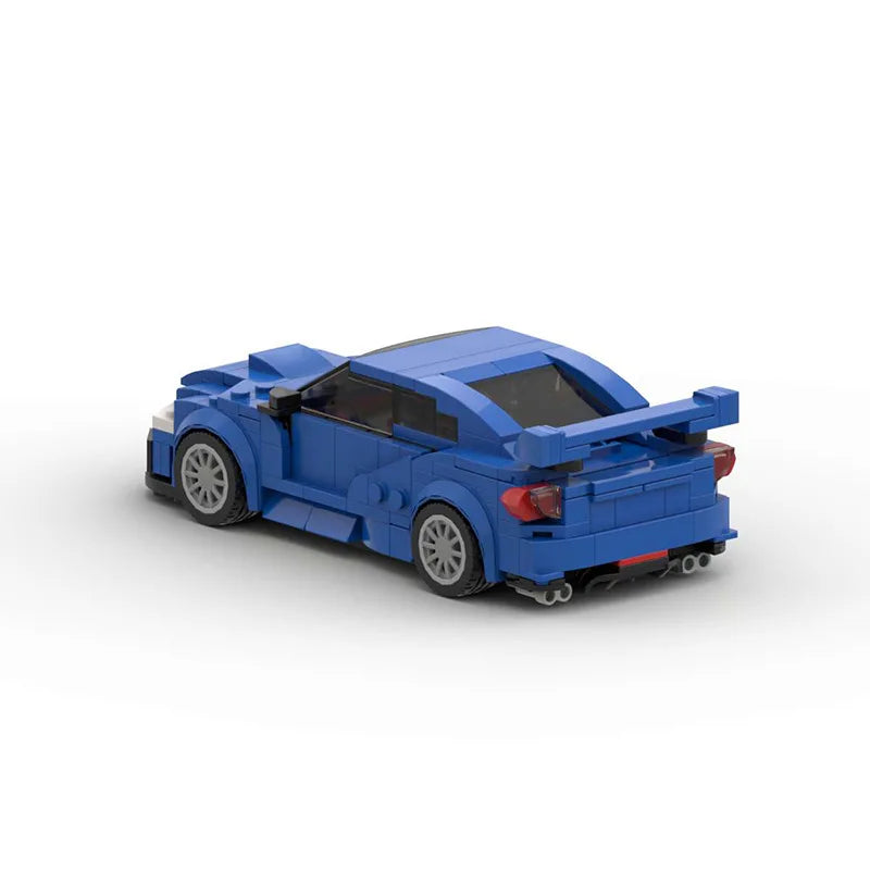Blue Sports Car