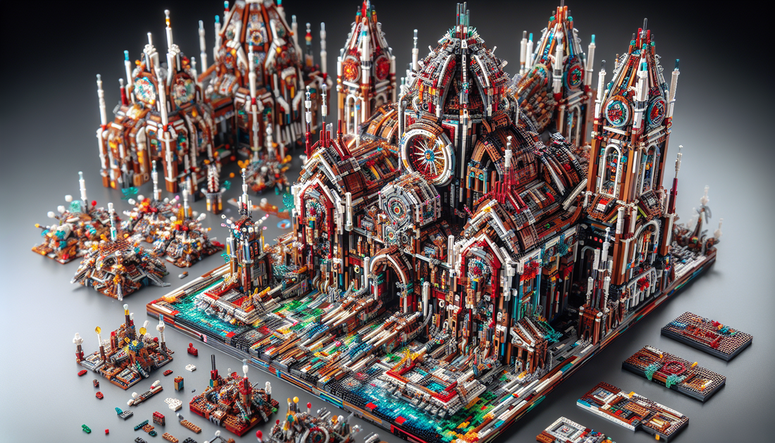Immerse yourself into the world of interlocking plastic bricks with a vibrantly colored constructible model. Arrayed in varying sizes and shapes, these tiny pieces come together to form an elaborate a
