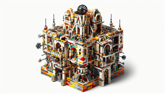 An in-depth analysis and discussion of a popular interlocking brick-based construction toy set, model number 75192. The image should highlight the assembled toy model, its distinct features, and some 