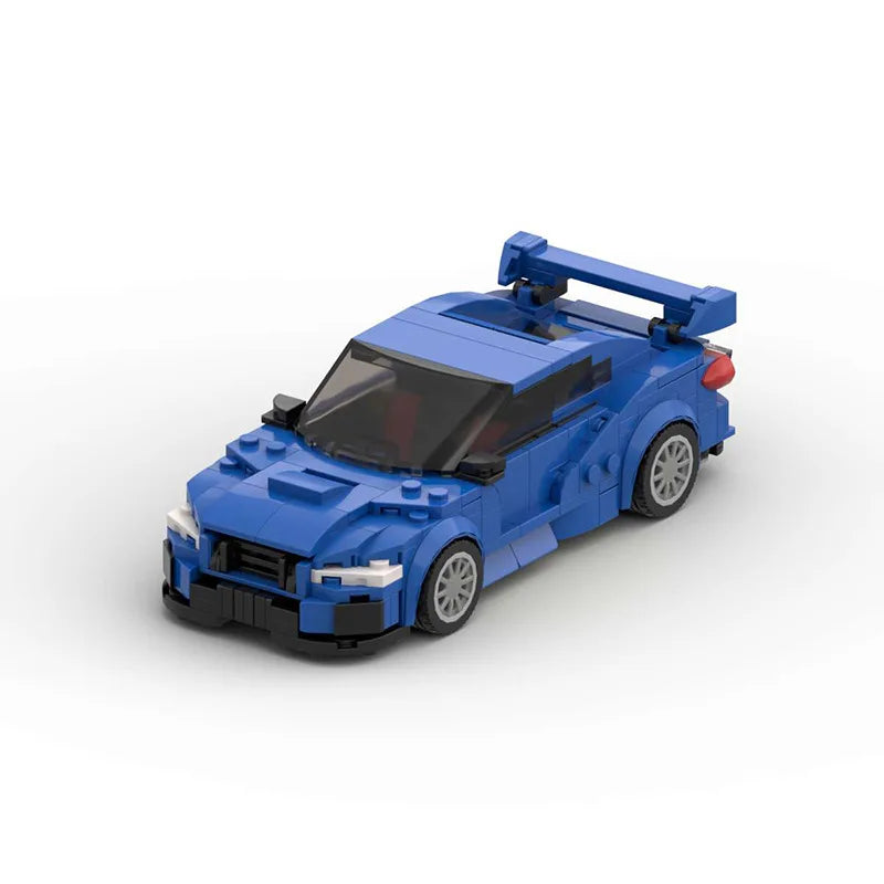 Blue Sports Car