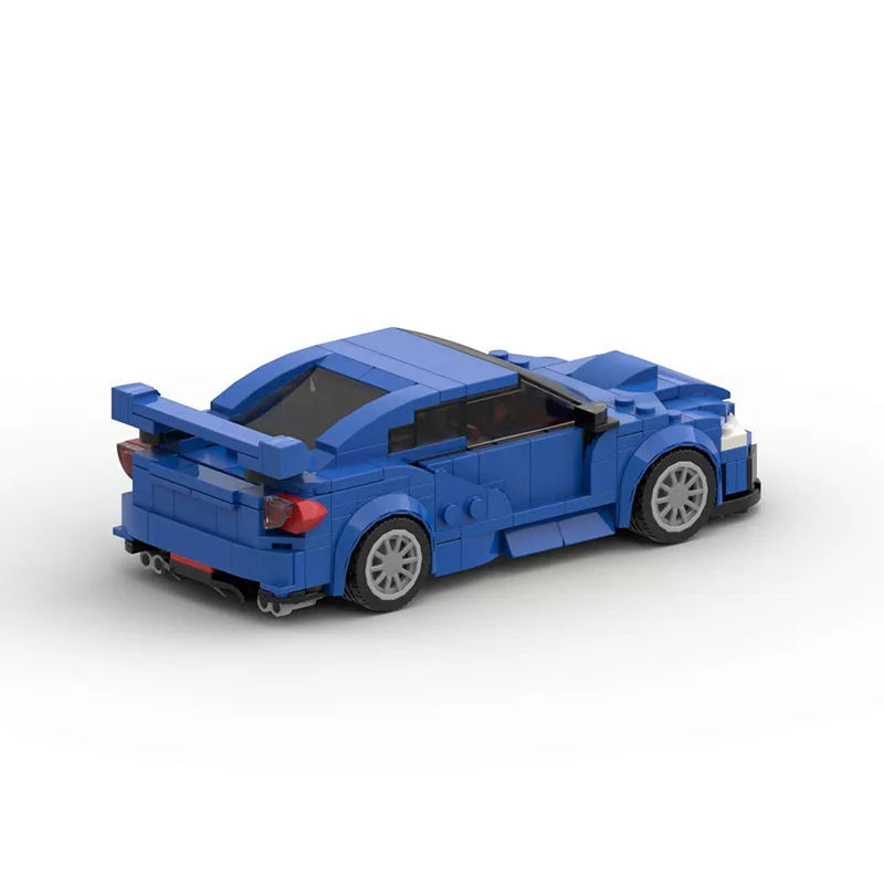 Blue Sports Car