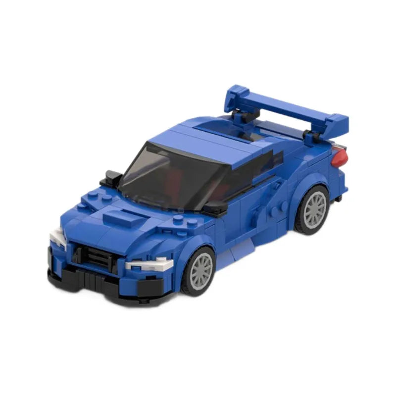 Blue Sports Car