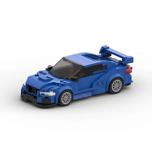 Blue Sports Car