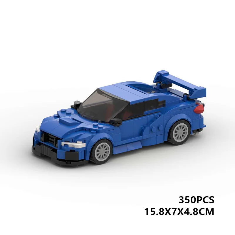 Blue Sports Car