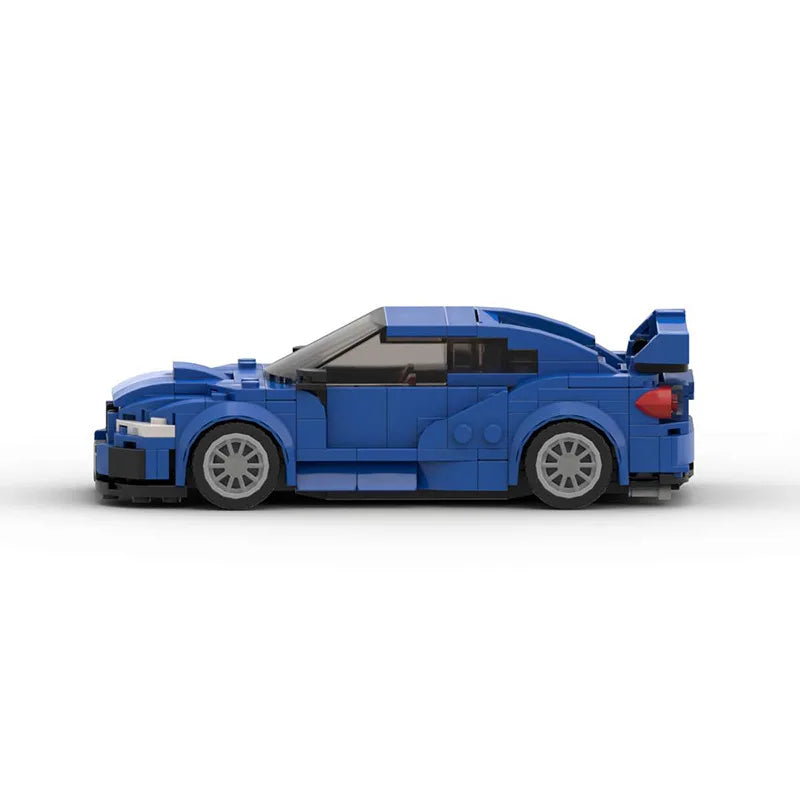 Blue Sports Car